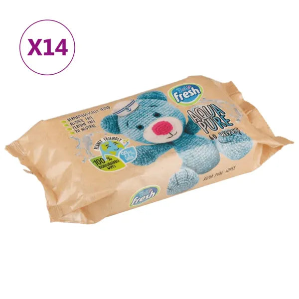 AquaPure Baby Wipes 14x