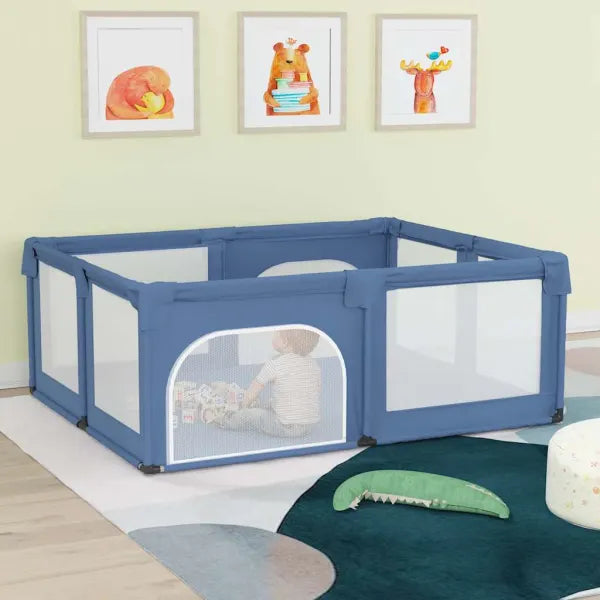 Baby Speelbox met 2 Deuren Oxford Stof